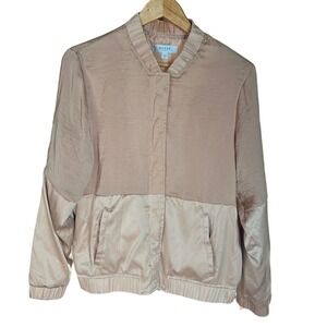 VINTAGE GUESS JACKET PEACHY SILKY SNAP POCKETS SIZE SMALL